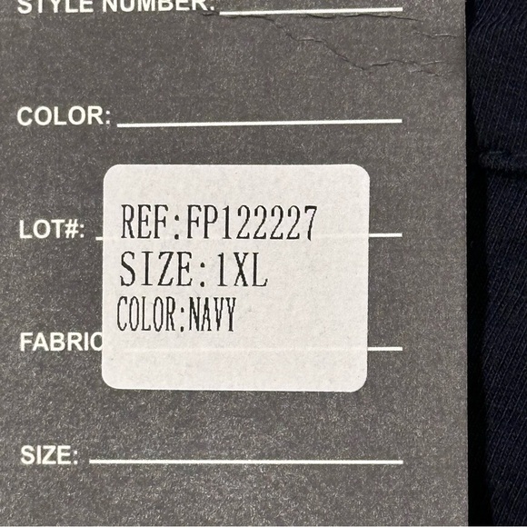 Reborn Pin-Tuck Tunic Size 1X Navy Blue Long Sleeves Shirttail, Notched Neck NWT - Picture 11 of 15